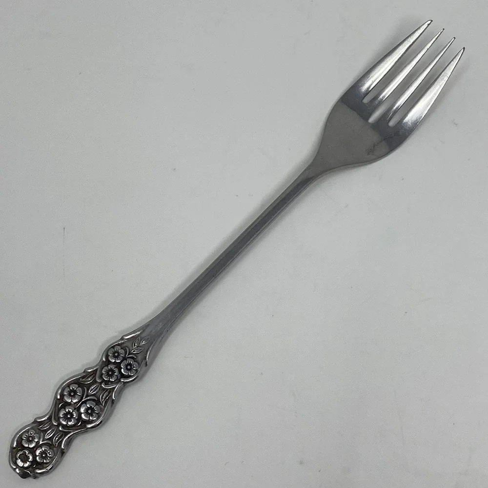 Vtg Rare National Stainless Clarice Rare Japan 1 Salad Fork